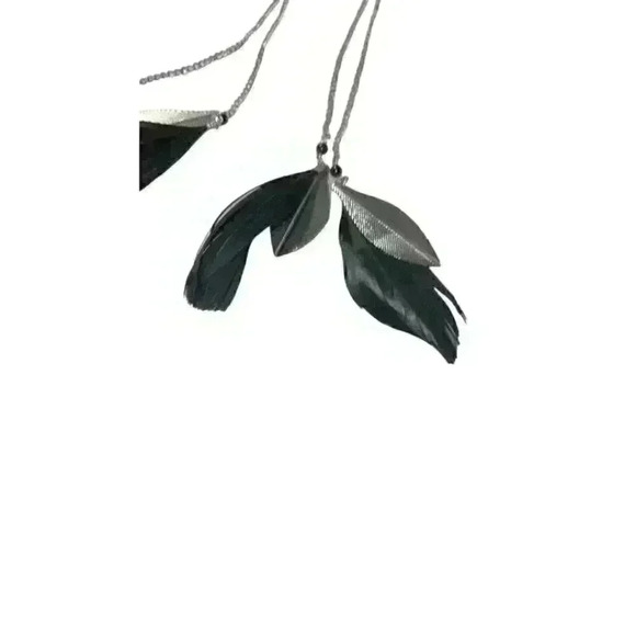 Long Feather Earrings with Ear Wire - Picture 2 of 4